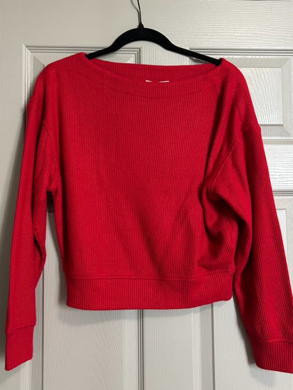 NWT Red Madewell Long Sleeve Sweater